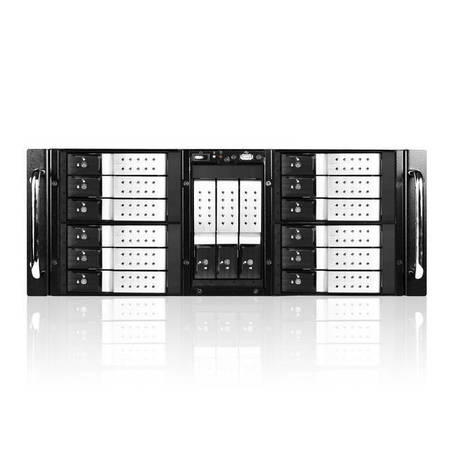 ISTARUSA NoPowerSupply 4U 15-bay Stylish Hotswap Trayless Storage Server D410-DE15SL